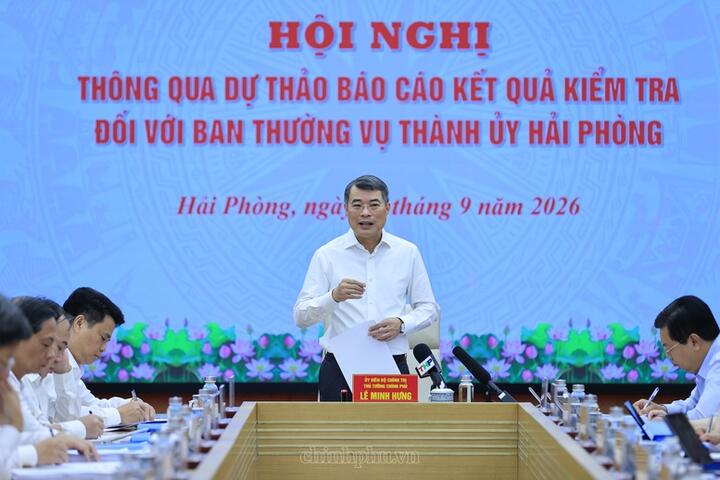 Thủ tướng Lê Minh Hưng yêu cầu Hải Phòng đổi mới mạnh mẽ công tác cán bộ