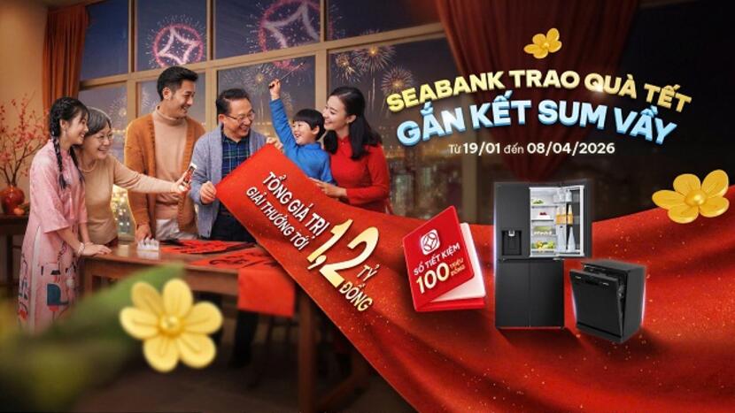 SeABank dành 1.2 tỷ đồng tri ân khách hàng dịp Tết Bính Ngọ và kỷ niệm 32 năm thành lập