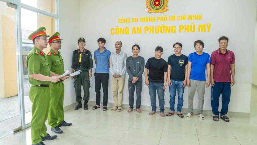 Khởi tố 7 đối tượng gây rối trật tự công cộng