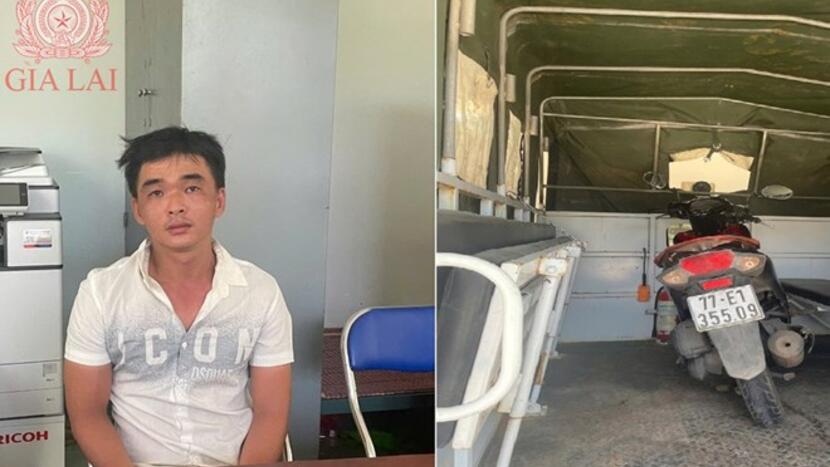 Ra tù chưa lâu, kẻ từng lĩnh án cướp giật lại gây án ở Gia Lai