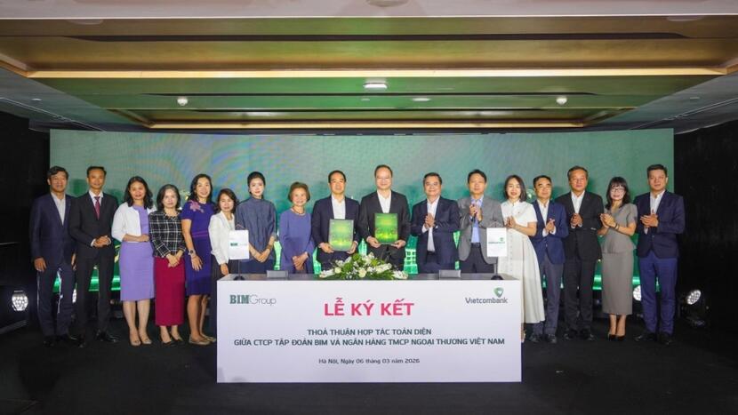Vietcombank và Công ty Cổ phần Tập đoàn BIM ký kết thỏa thuận hợp tác toàn diện
