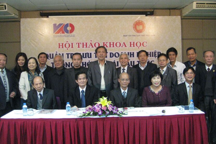Hội thảo “Quản trị lưu trữ doanh nghiệp trong thời kỳ tái cấu trúc”