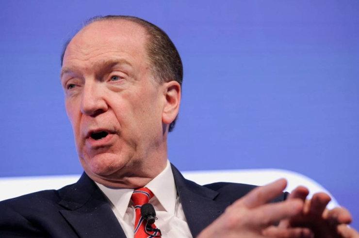 Chủ tịch Ngân hàng thế giới David Malpass. Ảnh: Reuters