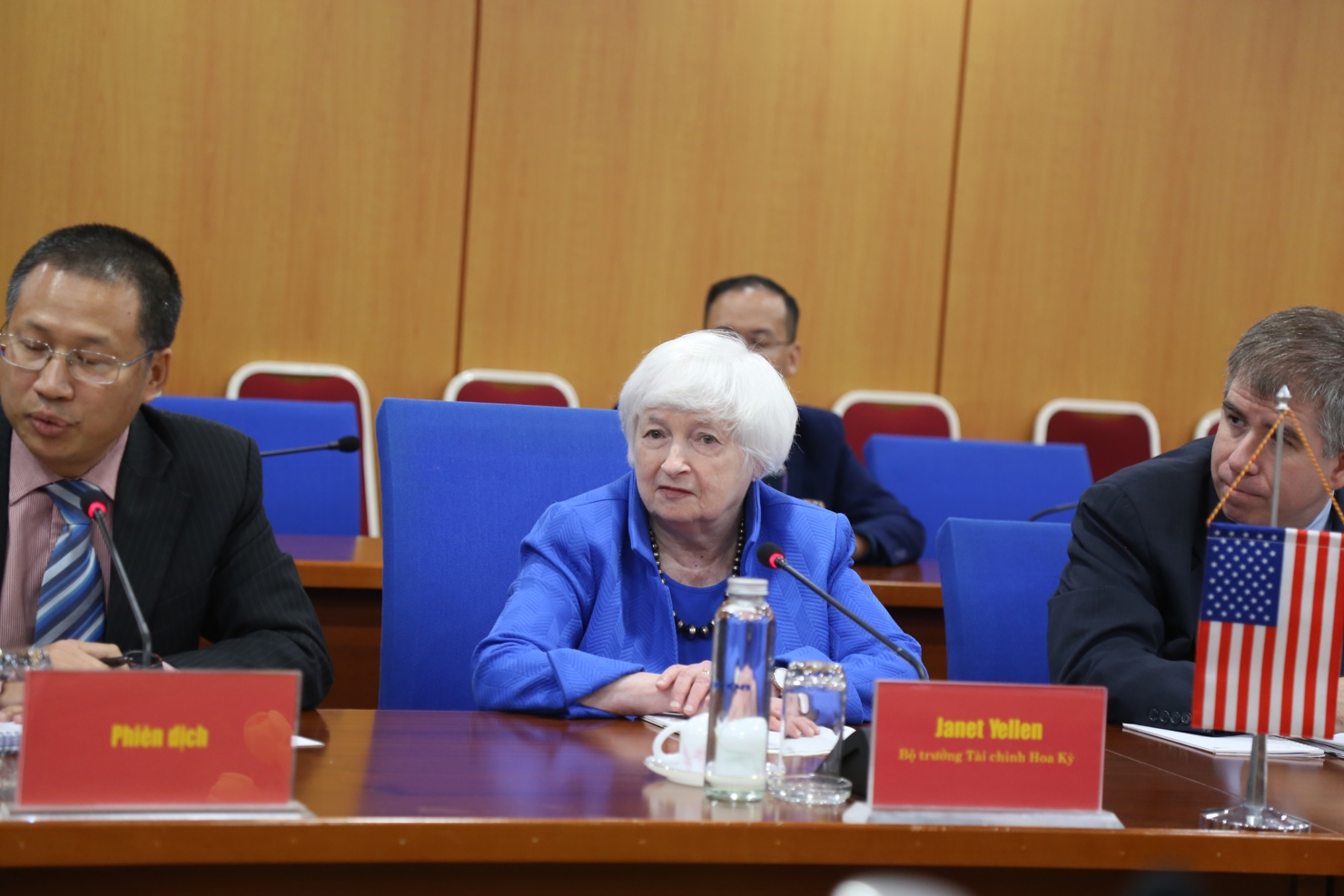 Bộ trưởng Bộ Tài chính Hoa Kỳ Janet Yellen. Ảnh: Gia Hân