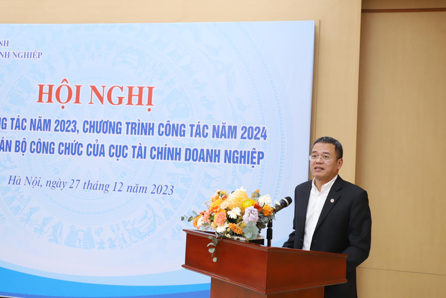 Ông Bùi Tuấn Minh - Cục trưởng Cục Tài chính doanh nghiệp phát biểu kết luận Hội nghị.