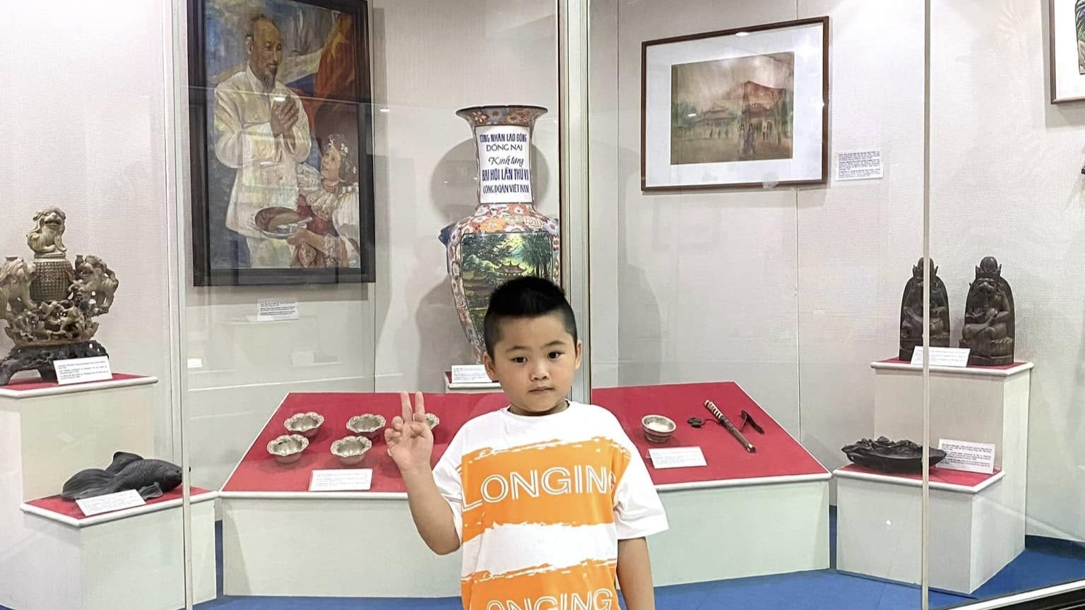 : Ngoài đam mê cờ vua, Đăng Phúc cũng rất thích khám phá lịch sử Việt Nam.