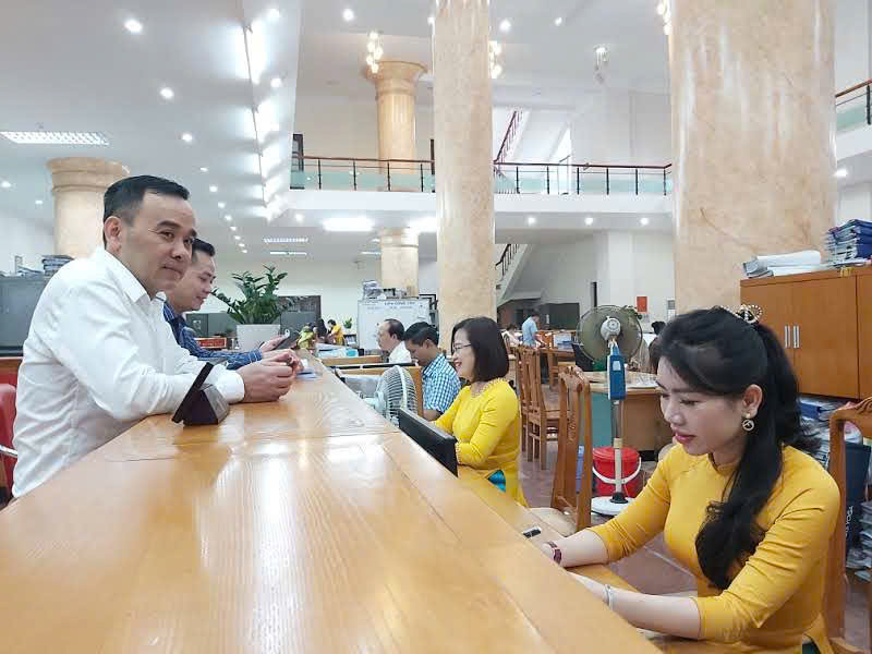 KBNN khu vực X chú trọng nâng cao chất lượng công tác, tạo điều kiện thuận lợi cho khách hàng giao dịch. Ảnh minh họa: L.Thủy