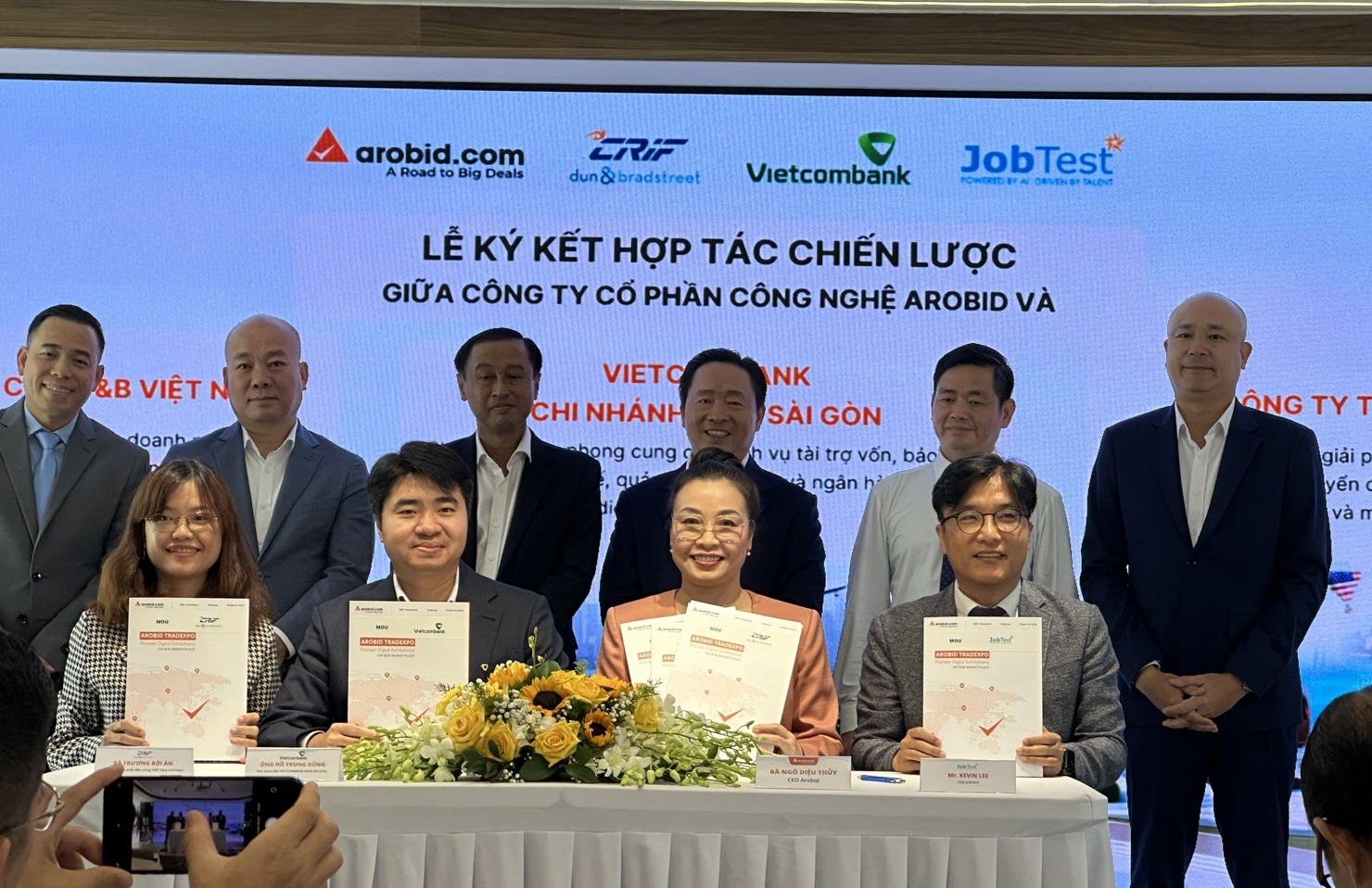 Công ty Cổ phần Công nghệ Arobid – đơn vị vận hành nền tảng giao dịch thương mại điện tử B2B Arobid –  đã ký kết hợp tác chiến lược với các đối tác.