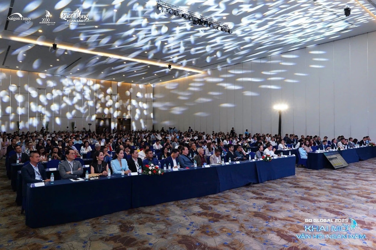 Go Global 2025 thu hút hơn 1.000 doanh nhân, nhà đầu tư, chuyên gia trong và ngoài nước.