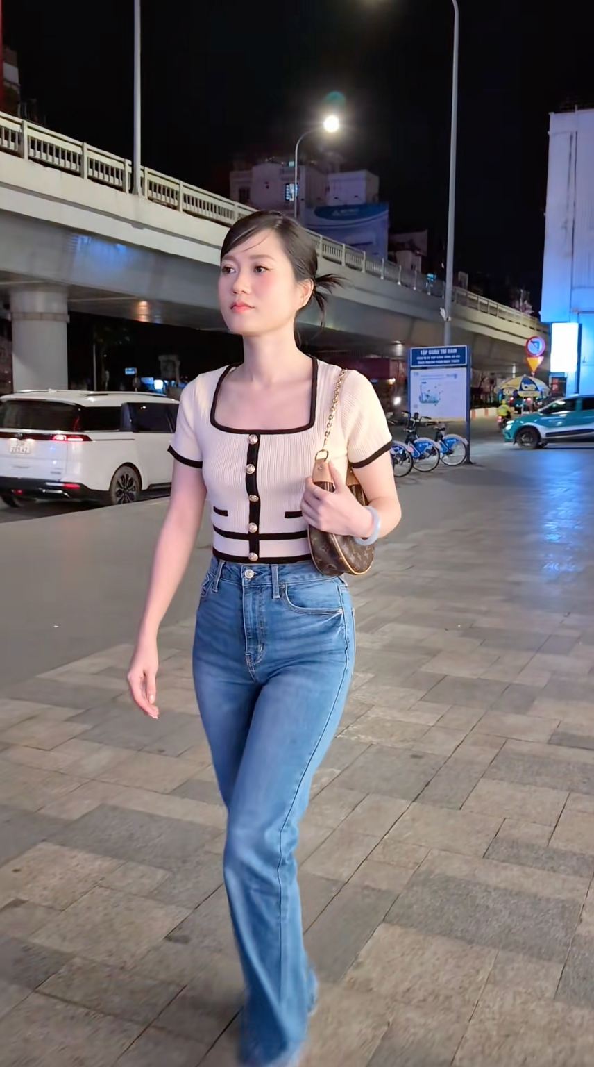 Lâm Vỹ Dạ giảm cân ngoạn mục. Ảnh: Cắt từ video.