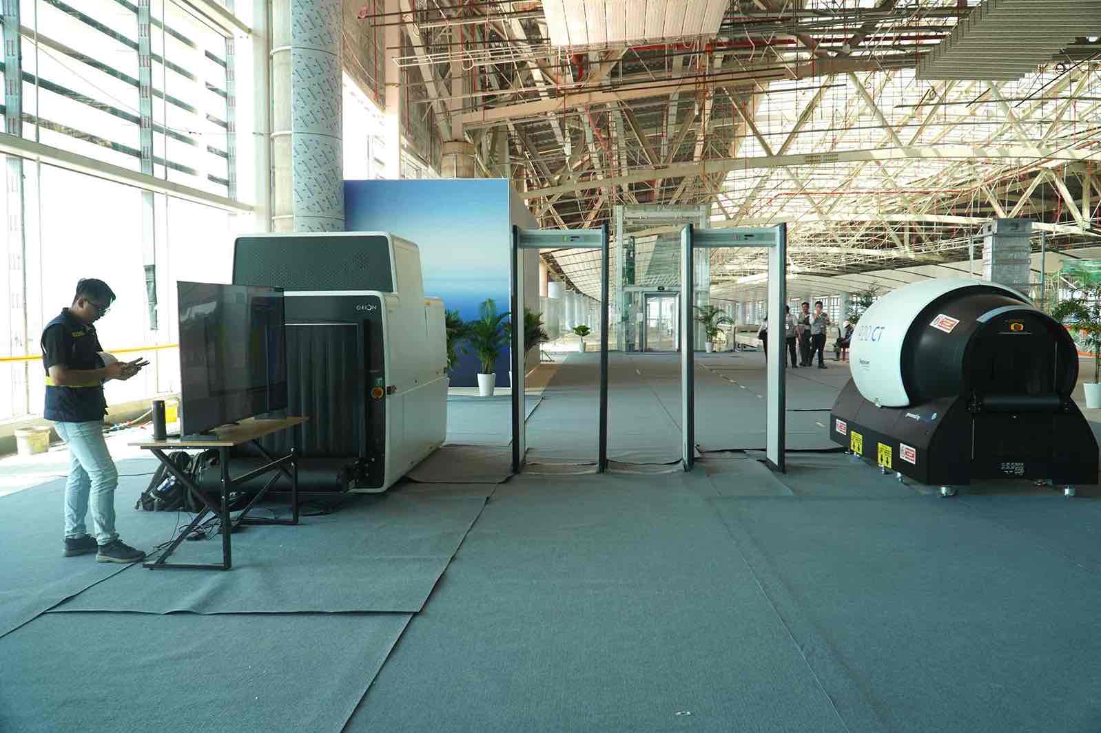 Thiết bị an ninh tại sân bay Long Thành. Ảnh: HAC