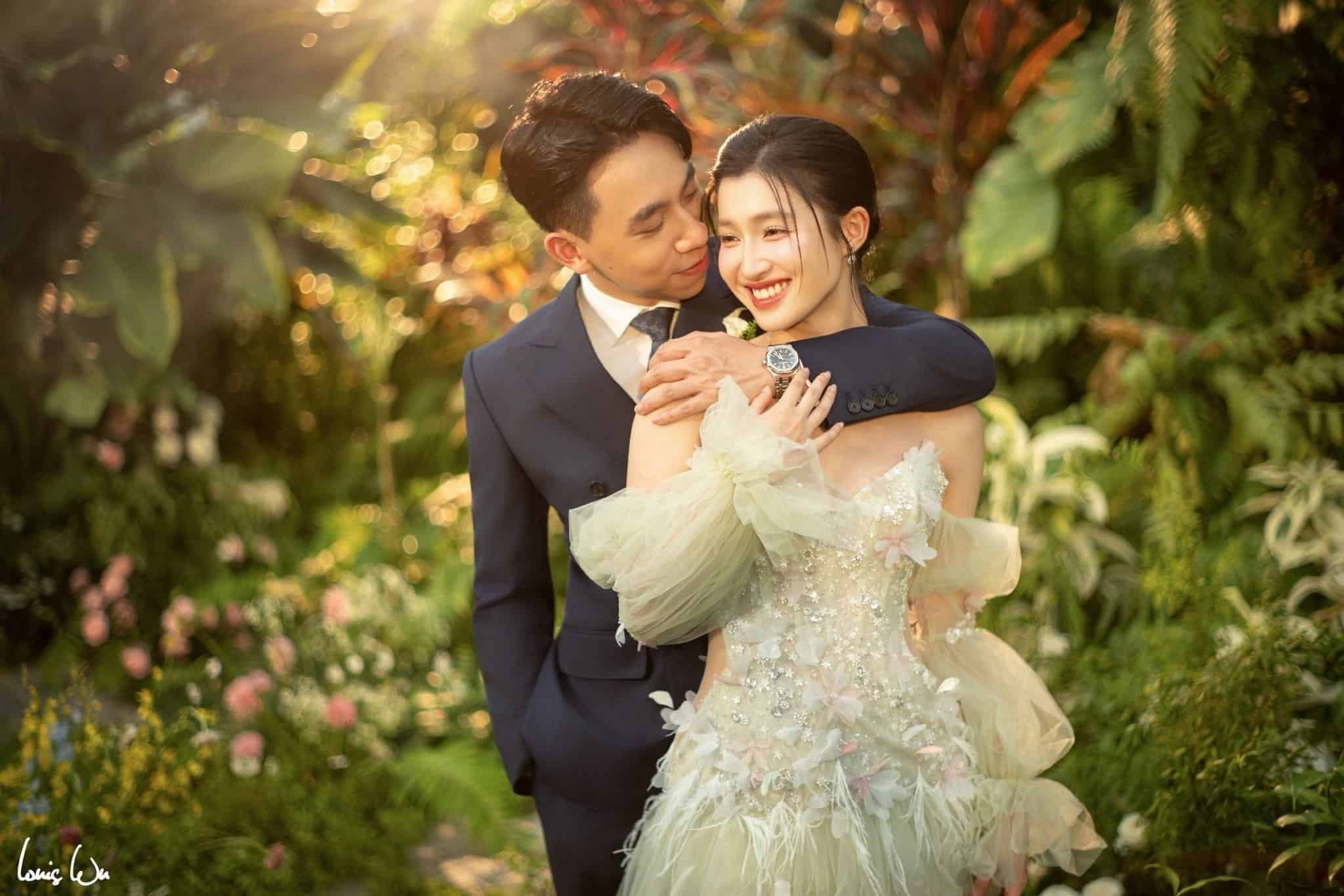 Ảnh cưới của Á hậu Phương Nhi và doanh nhân Minh Hoàng. Ảnh Vũ Mạnh Tuấn.