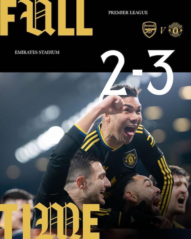 Kết quả chung cuộc. Ảnh: MUFC