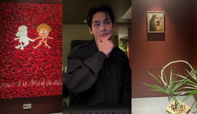 V BTS bất ngờ khoe nhà mới với fan hâm mộ