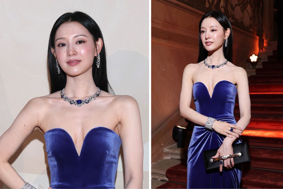 Kim Ji Won xuất hiện gầy gò thấy rõ. Ảnh: cắt từ video