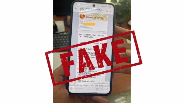 Cảnh báo giả mạo Kho bạc Nhà nước lừa đảo qua mạng xã hội