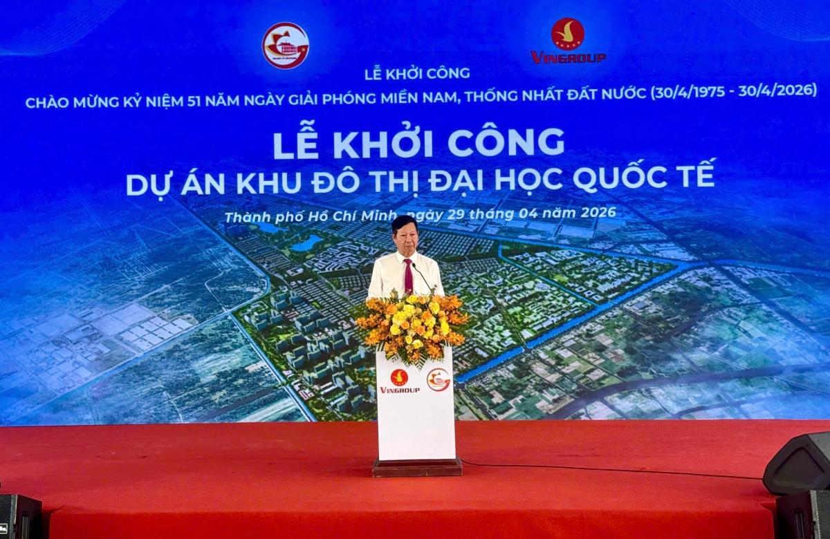 Vingroup khởi công dự án Đô thị Đại học quốc tế trị giá 2,3 tỷ USD