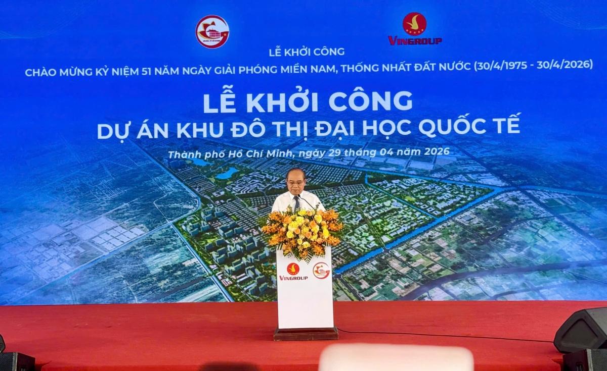 Vingroup khởi công dự án Đô thị Đại học quốc tế trị giá 2,3 tỷ USD