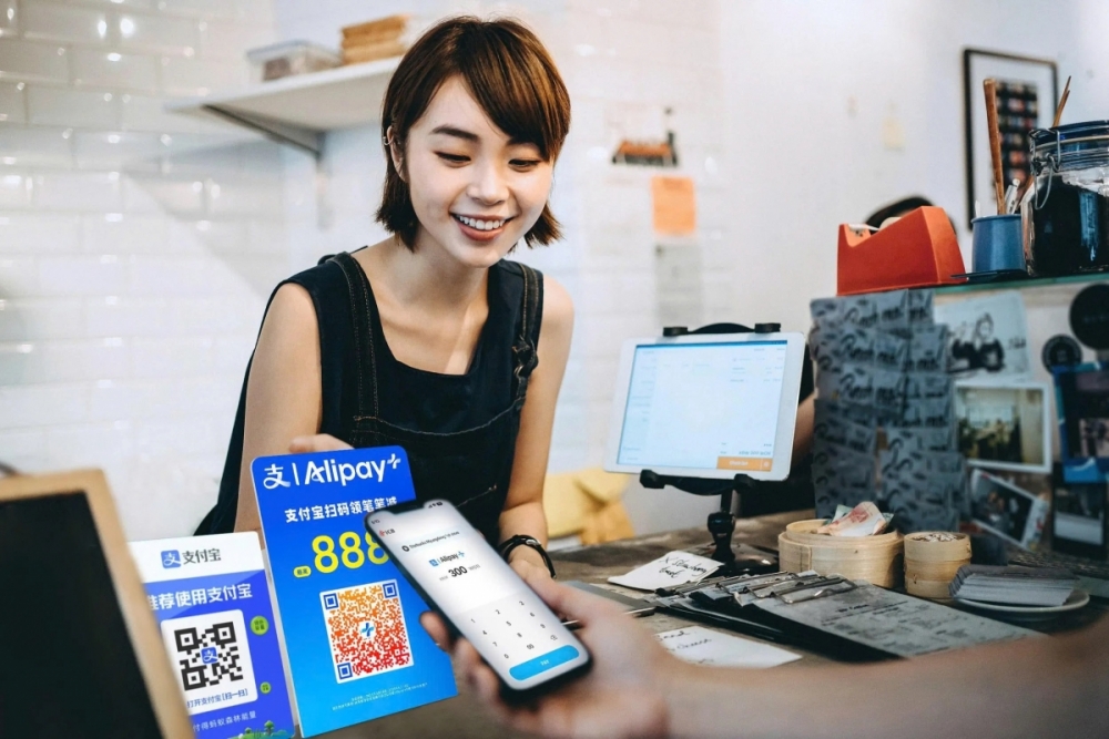 Một cửa hàng chấp nhận thanh toán Alipay+.