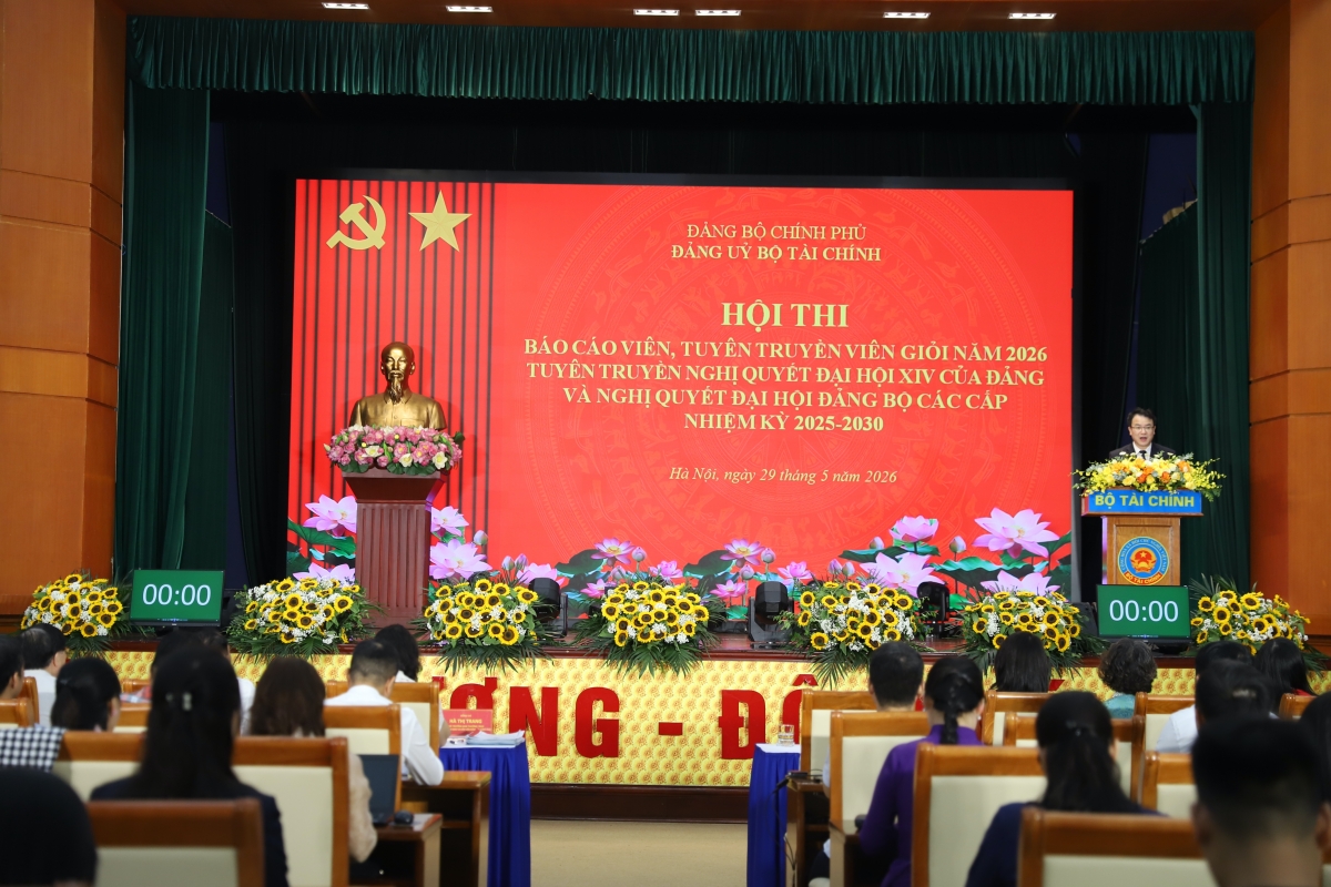 Đảng bộ Bộ Tài chính nâng cao chất lượng tuyên truyền qua Hội thi báo cáo viên giỏi Đảng bộ Bộ Tài chính nâng cao chất lượng tuyên truyền qua Hội thi báo cáo viên giỏi