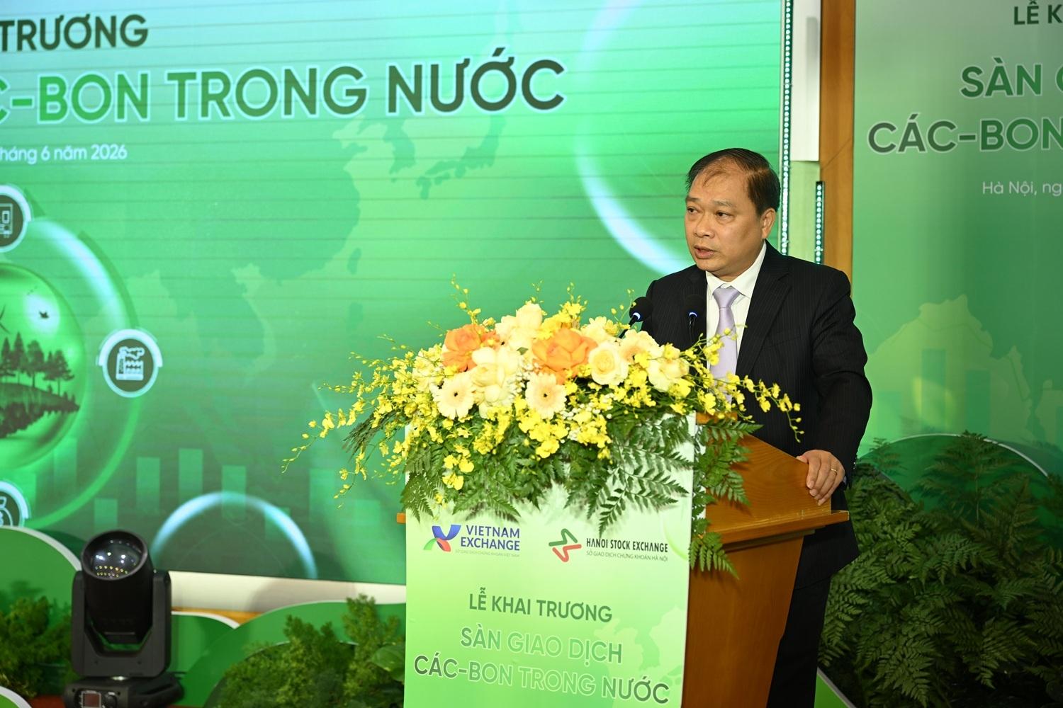 Khai trương sàn giao dịch các-bon trong nước đánh dấu bước phát triển mới của thị trường tài chính Việt Nam