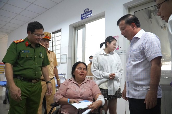 Vụ cháy xe khách làm 7 người tử vong: Đồng Nai huy động toàn lực cứu chữa nạn nhân
