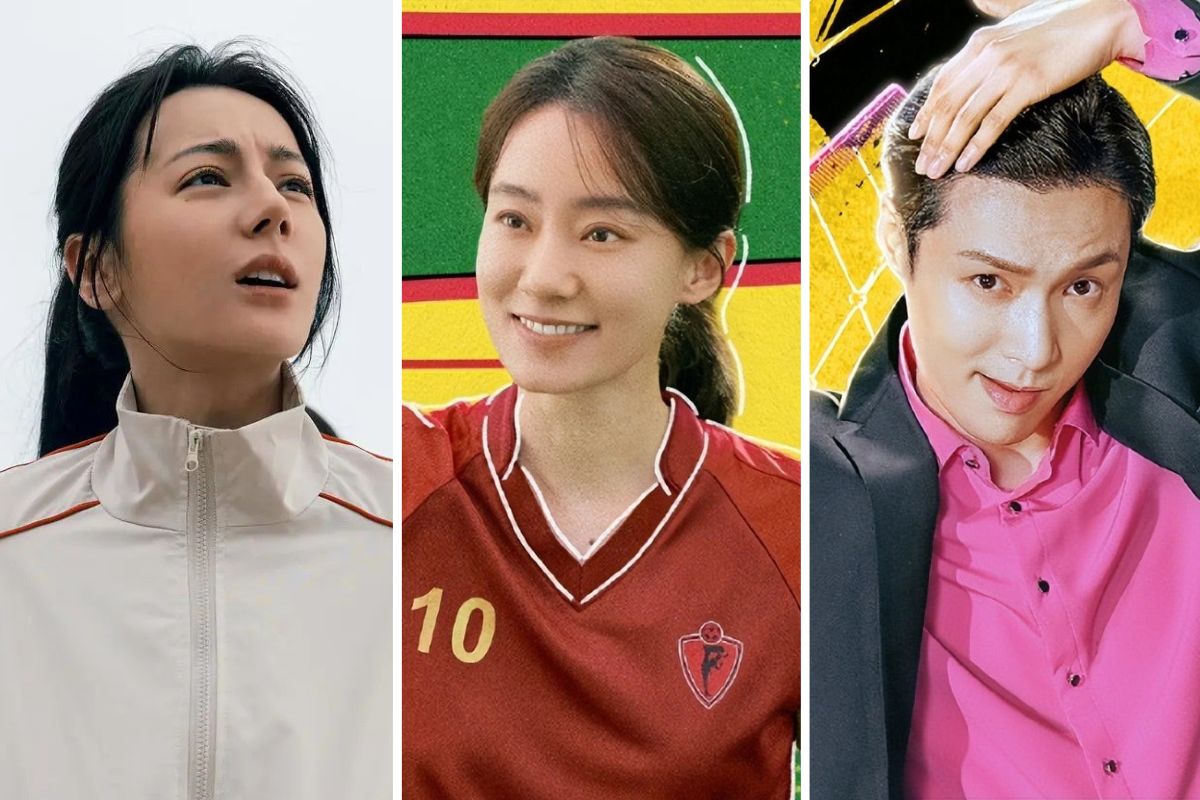 Dàn diễn viên chính “Đội bóng nữ Kungfu“. Ảnh: Xinhua