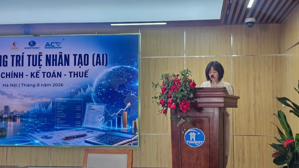 Hanoitourist triển khai đào tạo ứng dụng AI chuyên sâu trong tài chính - kế toán - thuế Hanoitourist triển khai đào tạo ứng dụng AI chuyên sâu trong tài chính - kế toán - thuế