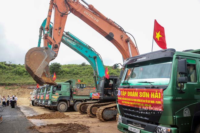 Khởi công mảnh ghép lớn nhất cao tốc Quy Nhơn - Pleiku