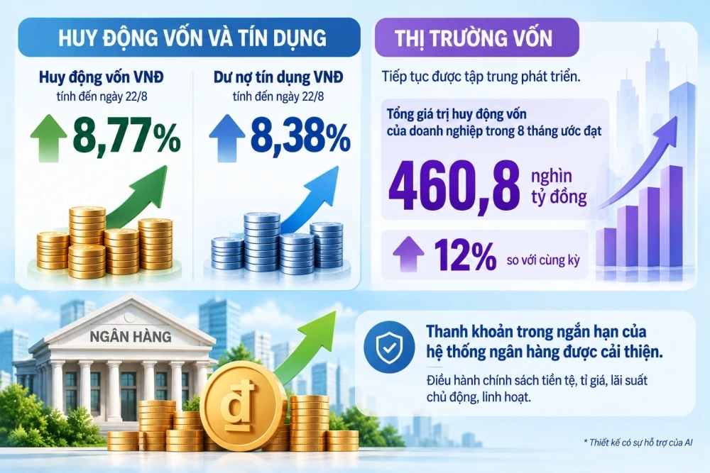Thanh khoản cải thiện, lãi suất huy động vẫn khó giảm nhanh lãi suất