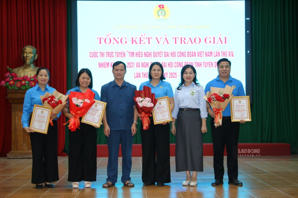 Cuộc thi nhận được sự hưởng ứng tích cực của các CĐCS, đoàn viên và người lao động trên địa bàn tỉnh Tuyên Quang. Ảnh: Nguyễn Tùng.